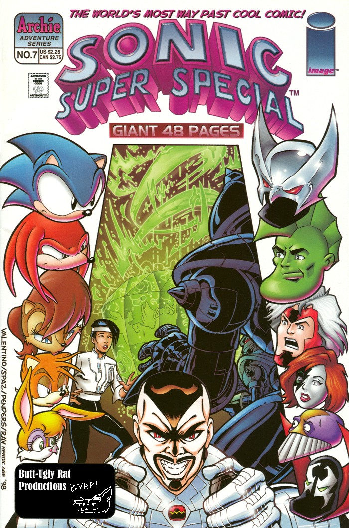 Sonic - Archie Adventure Series (Special) 1998d  Comic cover page